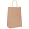 Papieren kraftzakken 50 st met hengsels 21x11x31 cm bruin
