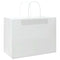 Papieren kraftzakken 50 st met hengsels 32x17x25 cm wit