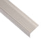 Trapneuzen L-vormig 15 st 134 cm aluminium champagnekleurig