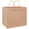 Papieren kraftzakken 50 st met hengsels 32x22x28 cm bruin