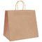 Papieren kraftzakken 50 st met hengsels 32x22x28 cm bruin