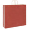 Papieren kraftzakken 50 st met hengsels 54x15x49 cm rood