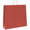 Papieren kraftzakken 50 st met hengsels 54x15x49 cm rood