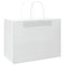 Papieren kraftzakken 250 st met hengsels 32x17x25 cm wit