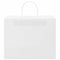 Papieren kraftzakken 50 st met hengsels 32x22x24 cm wit