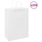 Papieren kraftzakken 250 st met hengsels 32x17x44 cm wit