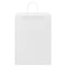 Papieren kraftzakken 250 st met hengsels 32x17x44 cm wit