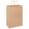 Papieren kraftzakken 250 st met hengsels 32x17x44 cm bruin