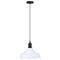 Hanglamp in hoogte verstelbaar E27 31 cm metaal glanzend wit