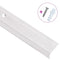 Trapneuzen L-vormig 15 st 134 cm aluminium zilverkleurig