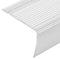 Trapneuzen L-vormig 15 st 134 cm aluminium zilverkleurig
