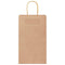 Papieren kraftzakken 50 st met hengsels 21x11x36 cm bruin