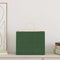 Papieren kraftzakken 50 st met hengsels 32x22x24 cm groen