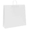 Papieren kraftzakken 250 st met hengsels 54x15x49 cm wit