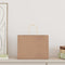 Papieren kraftzakken 250 st met hengsels 32x17x25 cm bruin