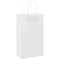 Papieren kraftzakken 250 st met hengsels 21x11x36 cm wit