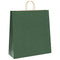 Papieren kraftzakken 50 st met hengsels 45x17x48 cm groen