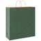 Papieren kraftzakken 50 st met hengsels 45x17x48 cm groen
