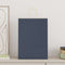 Papieren kraftzakken 50 st met hengsels 32x17x44 cm blauw