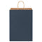 Papieren kraftzakken 50 st met hengsels 32x17x44 cm blauw