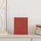 Papieren kraftzakken 50 st met hengsels 18x8x22 cm rood