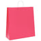 Papieren kraftzakken 50 st met hengsels 45x17x48 cm roze