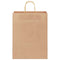 Papieren kraftzakken 250 st met hengsels 32x12x42 cm bruin
