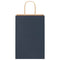 Papieren kraftzakken 50 st met hengsels 21x11x31 cm blauw