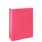 Papieren kraftzakken 50 st met hengsels 32x12x42 cm roze