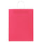 Papieren kraftzakken 50 st met hengsels 32x12x42 cm roze