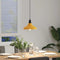 Hanglamp in hoogte verstelbaar E27 31 cm metaal glanzend geel