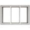 Plantenbak 120x80x80 cm roestvrij staal
