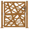 Poort met lichtontwerp 105x105 cm weervast staal