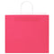 Papieren kraftzakken 50 st met hengsels 32x22x28 cm roze