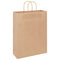 Papieren kraftzakken 50 st met hengsels 32x12x42 cm bruin