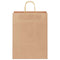Papieren kraftzakken 50 st met hengsels 32x12x42 cm bruin