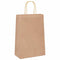 Papieren kraftzakken 250 st met hengsels 21x11x31 cm bruin