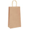 Papieren kraftzakken 250 st met hengsels 21x11x36 cm bruin