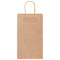 Papieren kraftzakken 250 st met hengsels 21x11x36 cm bruin