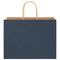 Papieren kraftzakken 50 st met hengsels 32x17x25 cm blauw