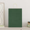 Papieren kraftzakken 50 st met hengsels 32x17x44 cm groen
