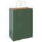 Papieren kraftzakken 50 st met hengsels 32x17x44 cm groen