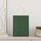 Papieren kraftzakken 250 st met hengsels 21x11x28 cm groen