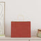 Papieren kraftzakken 50 st met hengsels 32x22x24 cm rood