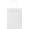 Papieren kraftzakken 50 st met hengsels 21x11x28 cm wit