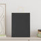 Papieren kraftzakken 50 st met hengsels 32x12x42 cm zwart