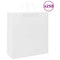 Papieren kraftzakken 250 st met hengsels 45x17x48 cm wit