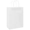 Papieren kraftzakken 250 st met hengsels 26x12x35 cm wit