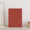 Papieren kraftzakken 50 st met hengsels 32x17x44 cm rood