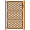 Poort met kruisontwerp 105x155 cm weervast staal
